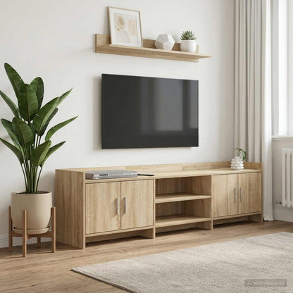 Televizní Skříň 168 X 33 X 47 Cm Dub Sonoma Kompozitní Dřevo