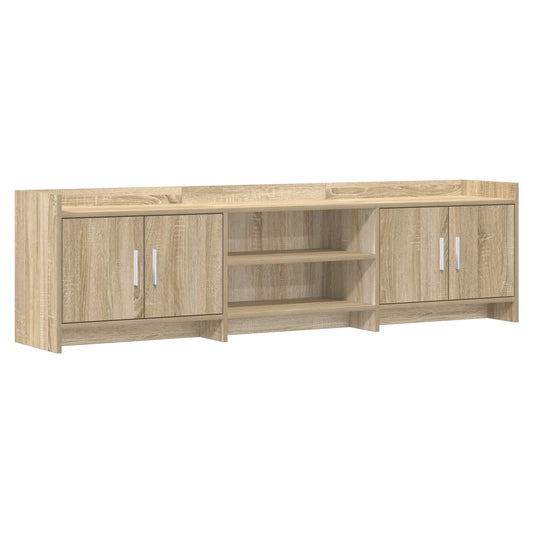 Televizní Skříň 168 X 33 X 47 Cm Dub Sonoma Kompozitní Dřevo