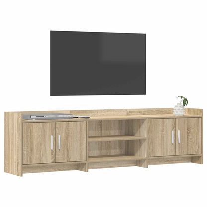 Televizní Skříň 168 X 33 X 47 Cm Dub Sonoma Kompozitní Dřevo