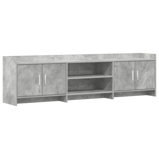 Televizní Skříň 168 X 33 X 47 Cm Betonově Šedá Kompozitní Dřevo