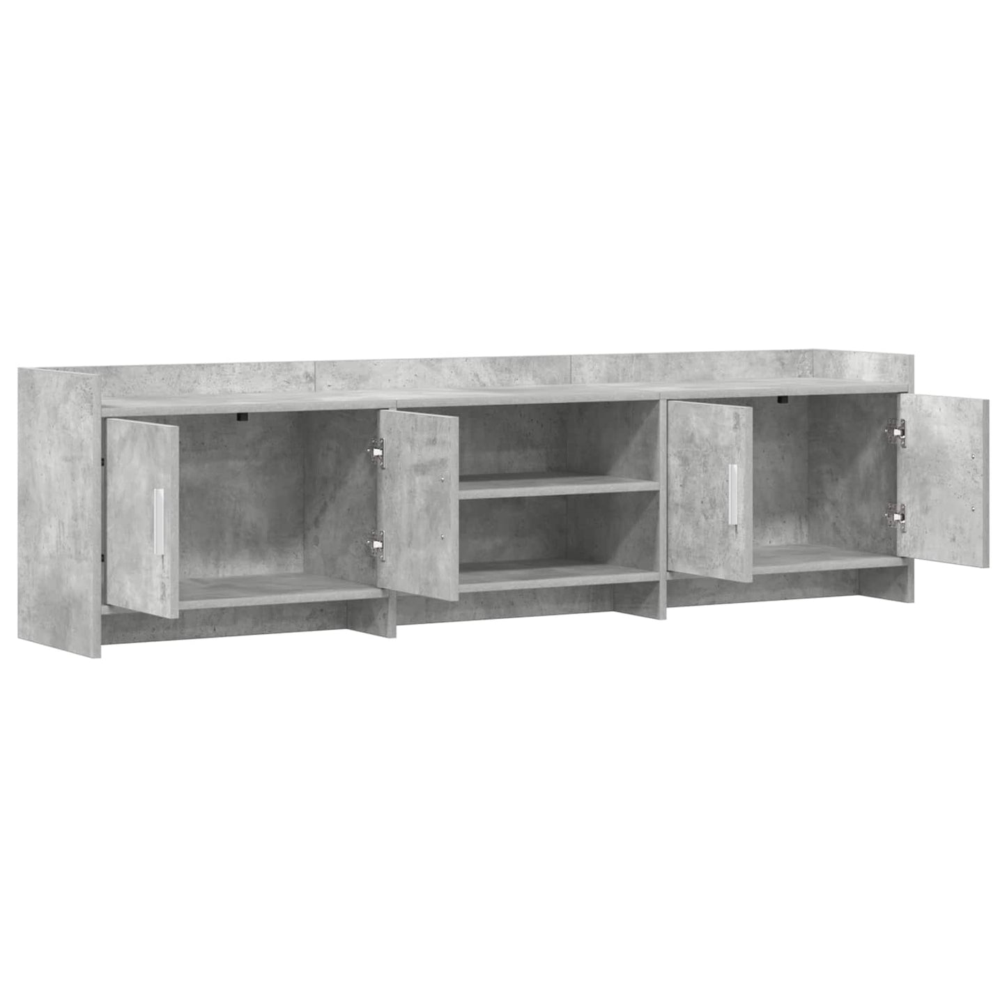 Televizní Skříň 168 X 33 X 47 Cm Betonově Šedá Kompozitní Dřevo