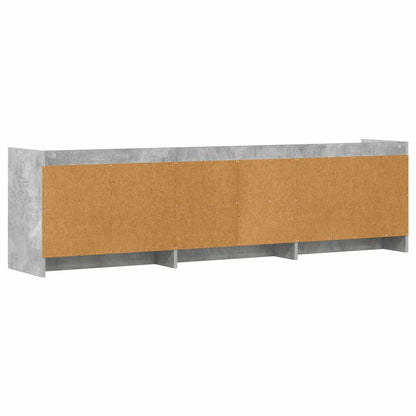 Televizní Skříň 168 X 33 X 47 Cm Betonově Šedá Kompozitní Dřevo