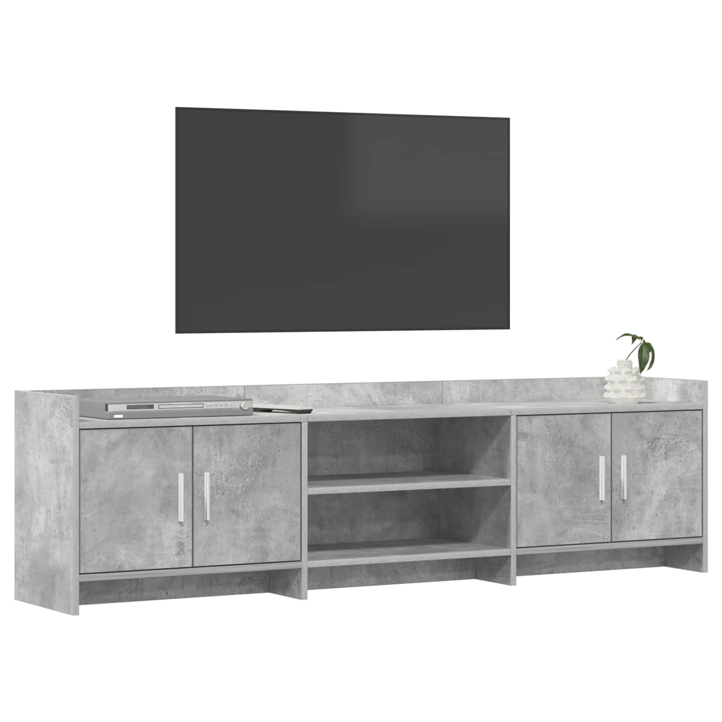 Televizní Skříň 168 X 33 X 47 Cm Betonově Šedá Kompozitní Dřevo
