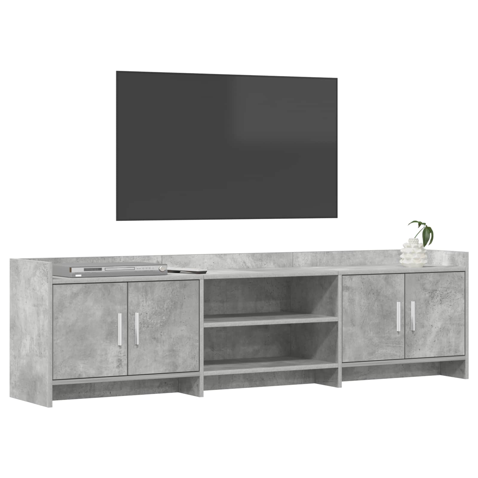 Televizní Skříň 168 X 33 X 47 Cm Betonově Šedá Kompozitní Dřevo