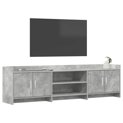 Televizní Skříň 168 X 33 X 47 Cm Betonově Šedá Kompozitní Dřevo