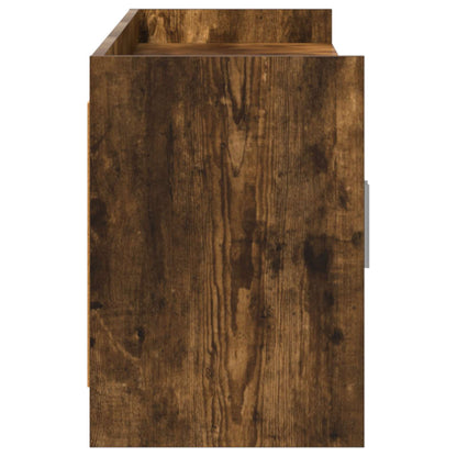 Televizní Skříň 168 X 33 X 47 Cm Kouřový Dub Kompozitní Dřevo