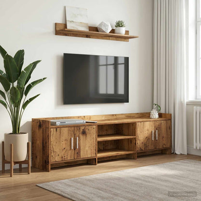 Televizní Skříň 168 X 33 X 47 Cm Staré Dřevo Kompozitní Dřevo