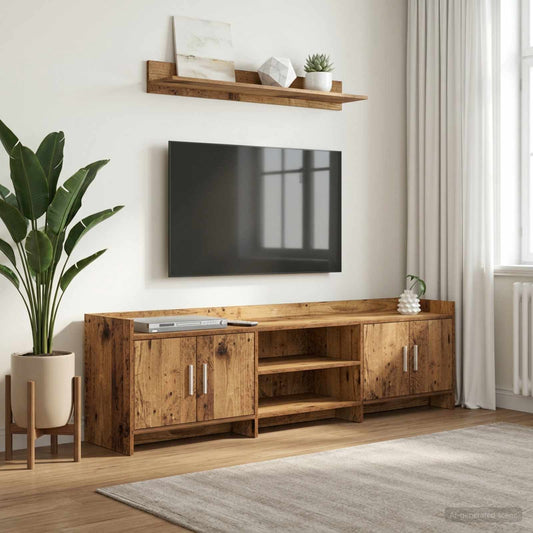 Televizní Skříň 168 X 33 X 47 Cm Staré Dřevo Kompozitní Dřevo