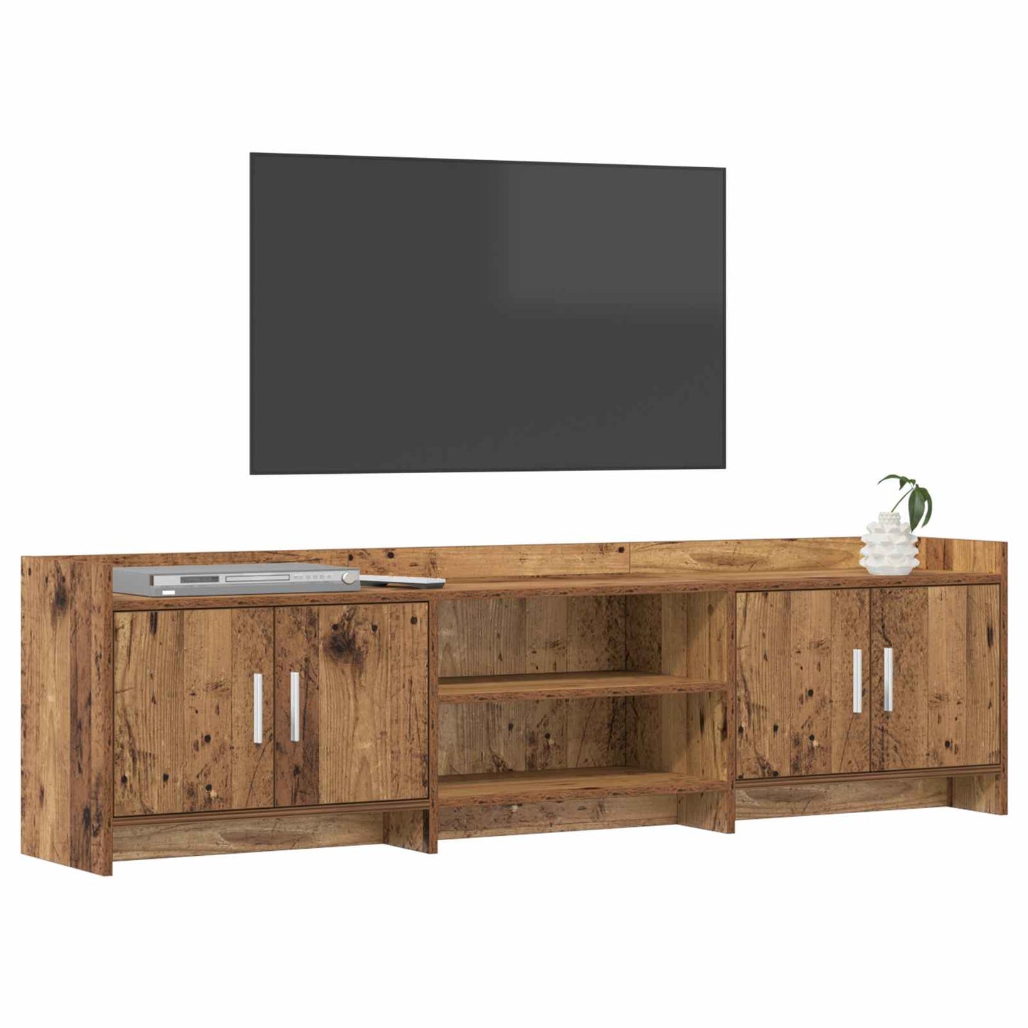 Televizní Skříň 168 X 33 X 47 Cm Staré Dřevo Kompozitní Dřevo