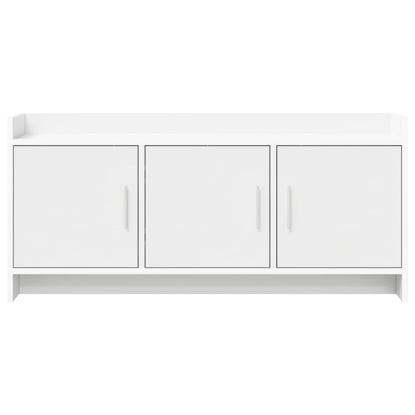 Televizní Skříň 102 X 33 X 47 Cm Bílá Kompozitní Dřevo