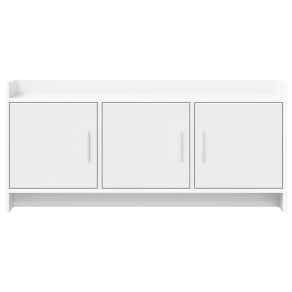 Televizní Skříň 102 X 33 X 47 Cm Bílá Kompozitní Dřevo