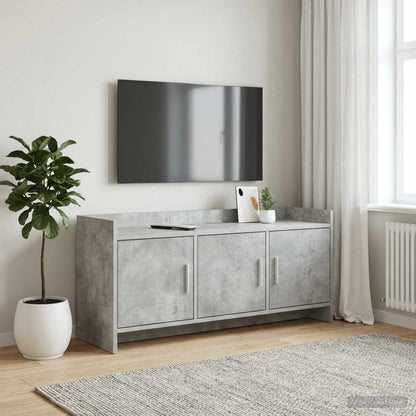 Televizní Skříň 102 X 33 X 47 Cm Betonově Šedá Kompozitní Dřevo