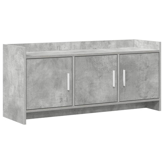 Televizní Skříň 102 X 33 X 47 Cm Betonově Šedá Kompozitní Dřevo