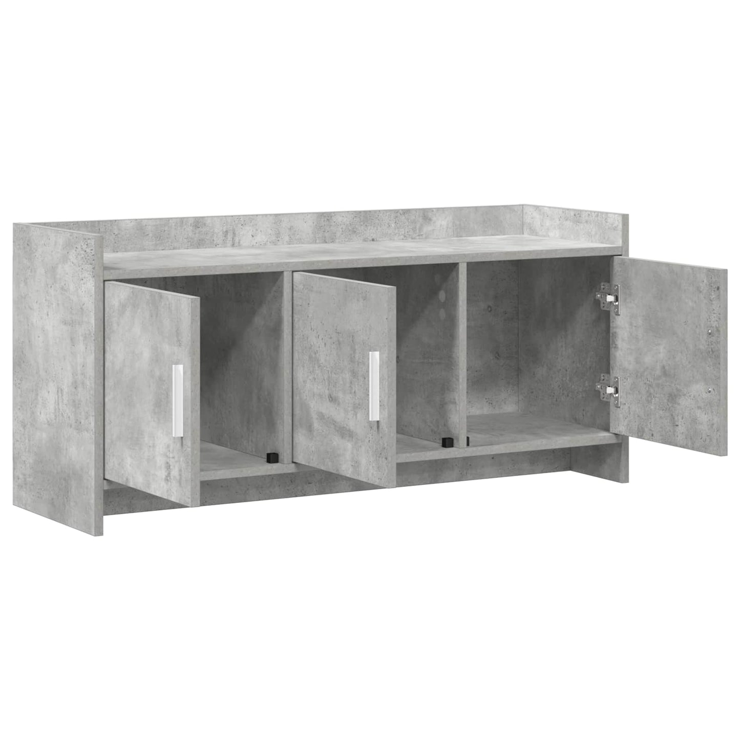 Televizní Skříň 102 X 33 X 47 Cm Betonově Šedá Kompozitní Dřevo