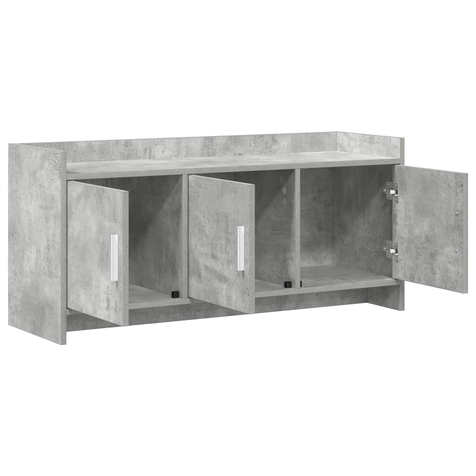 Televizní Skříň 102 X 33 X 47 Cm Betonově Šedá Kompozitní Dřevo