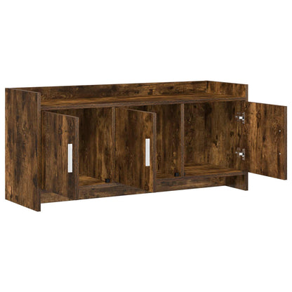Televizní Skříň 102 X 33 X 47 Cm Kouřový Dub Kompozitní Dřevo