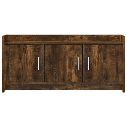Televizní Skříň 102 X 33 X 47 Cm Kouřový Dub Kompozitní Dřevo