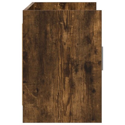 Televizní Skříň 102 X 33 X 47 Cm Kouřový Dub Kompozitní Dřevo