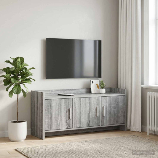 Televizní Skříň 102 X 33 X 47 Cm Šedý Sonoma Kompozitní Dřevo