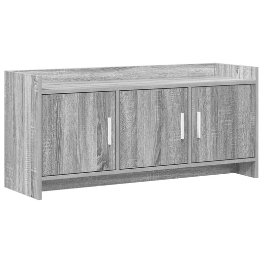 Televizní Skříň 102 X 33 X 47 Cm Šedý Sonoma Kompozitní Dřevo