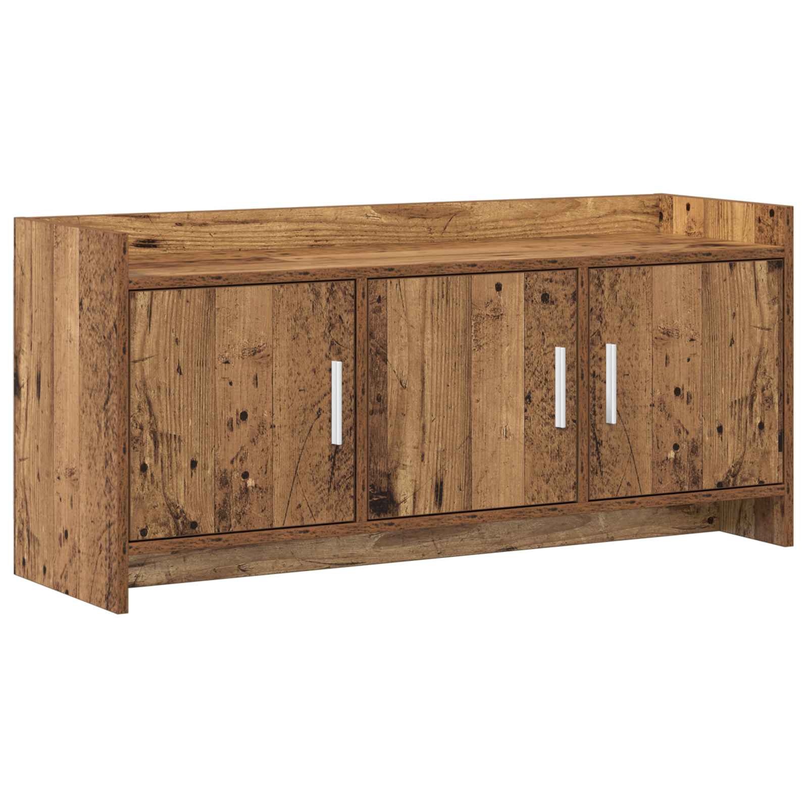 Televizní Skříň 102 X 33 X 47 Cm Staré Dřevo Kompozitní Dřevo
