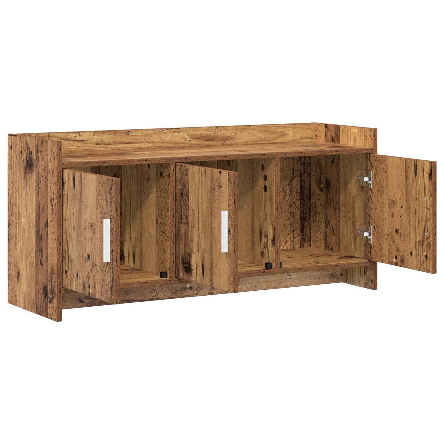 Televizní Skříň 102 X 33 X 47 Cm Staré Dřevo Kompozitní Dřevo