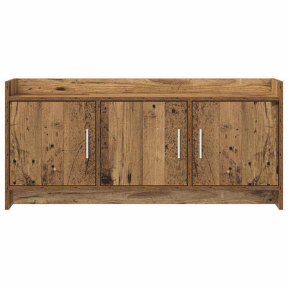 Televizní Skříň 102 X 33 X 47 Cm Staré Dřevo Kompozitní Dřevo