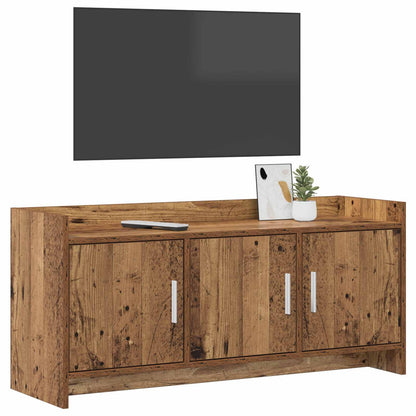 Televizní Skříň 102 X 33 X 47 Cm Staré Dřevo Kompozitní Dřevo