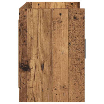 Televizní Skříň 102 X 33 X 47 Cm Staré Dřevo Kompozitní Dřevo