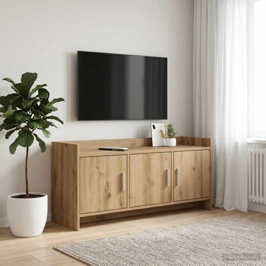 Televizní Skříň 102 X 33 X 47 Cm Dub Artisan Kompozitní Dřevo