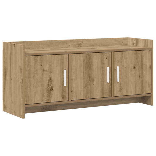 Televizní Skříň 102 X 33 X 47 Cm Dub Artisan Kompozitní Dřevo