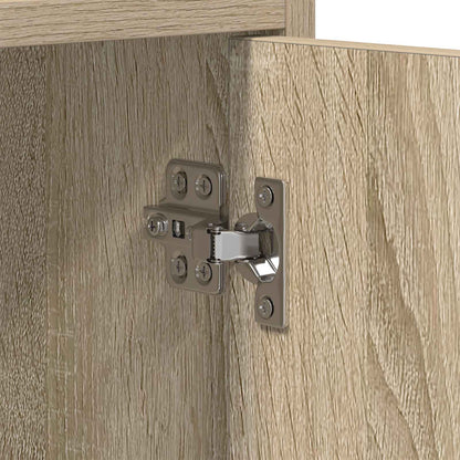 Televizní Skříň 130 X 33 X 47 Cm Dub Sonoma Kompozitní Dřevo