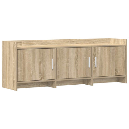 Televizní Skříň 130 X 33 X 47 Cm Dub Sonoma Kompozitní Dřevo