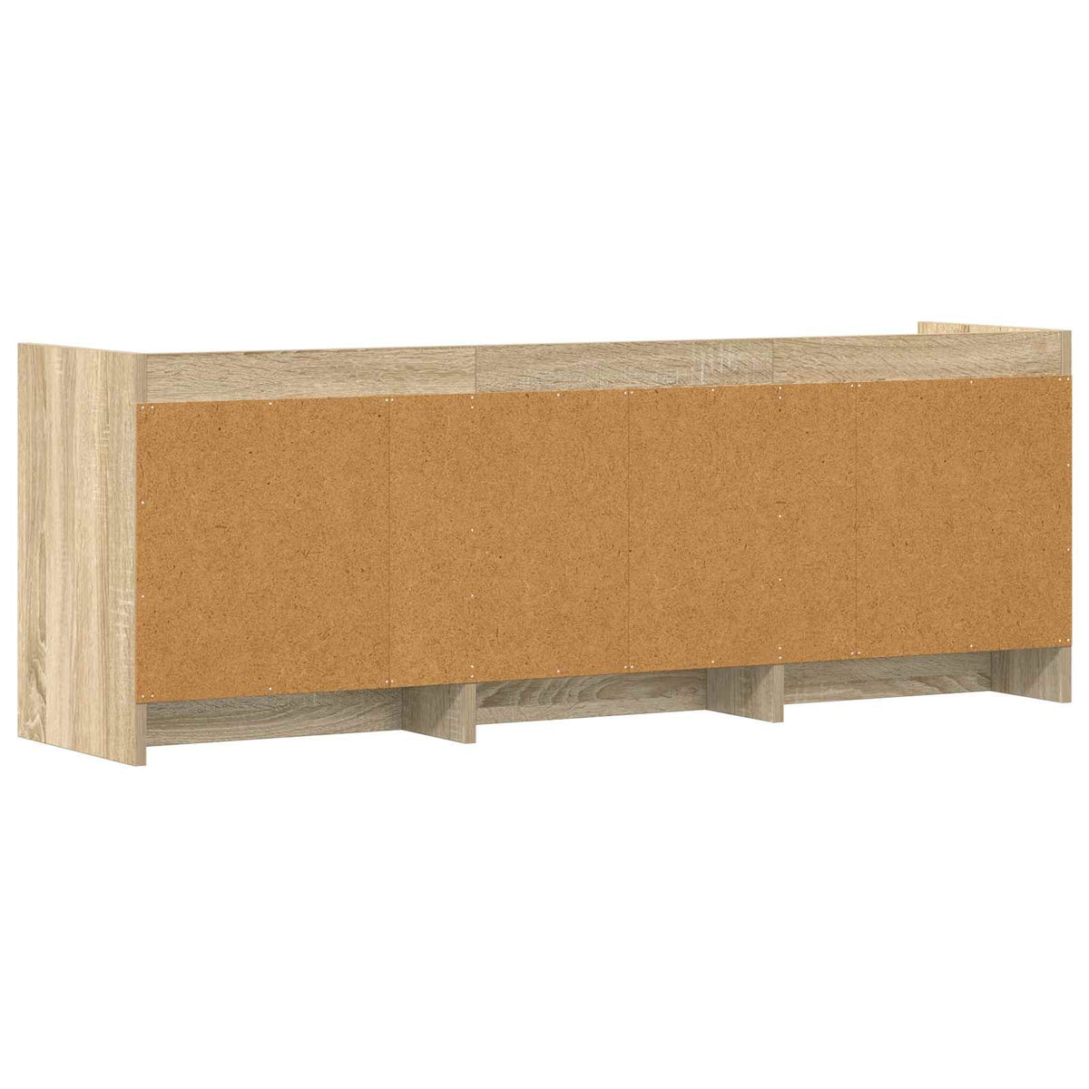 Televizní Skříň 130 X 33 X 47 Cm Dub Sonoma Kompozitní Dřevo