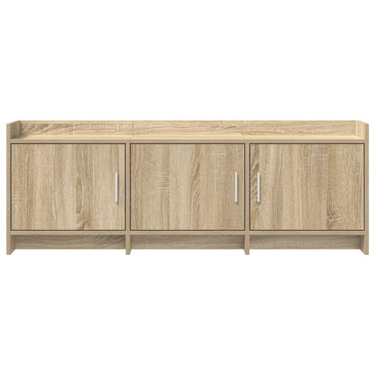 Televizní Skříň 130 X 33 X 47 Cm Dub Sonoma Kompozitní Dřevo