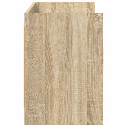Televizní Skříň 130 X 33 X 47 Cm Dub Sonoma Kompozitní Dřevo