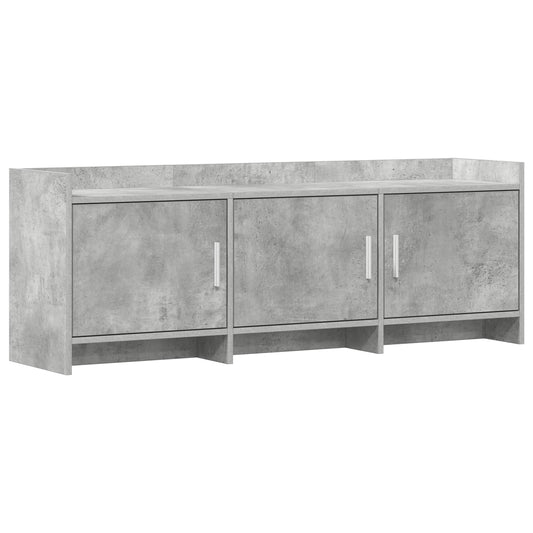 Televizní Skříň 130 X 33 X 47 Cm Betonově Šedá Kompozitní Dřevo