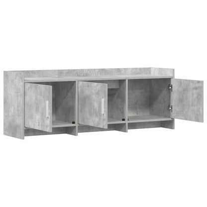 Televizní Skříň 130 X 33 X 47 Cm Betonově Šedá Kompozitní Dřevo