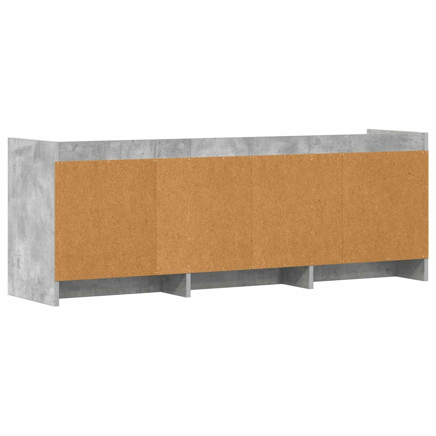 Televizní Skříň 130 X 33 X 47 Cm Betonově Šedá Kompozitní Dřevo