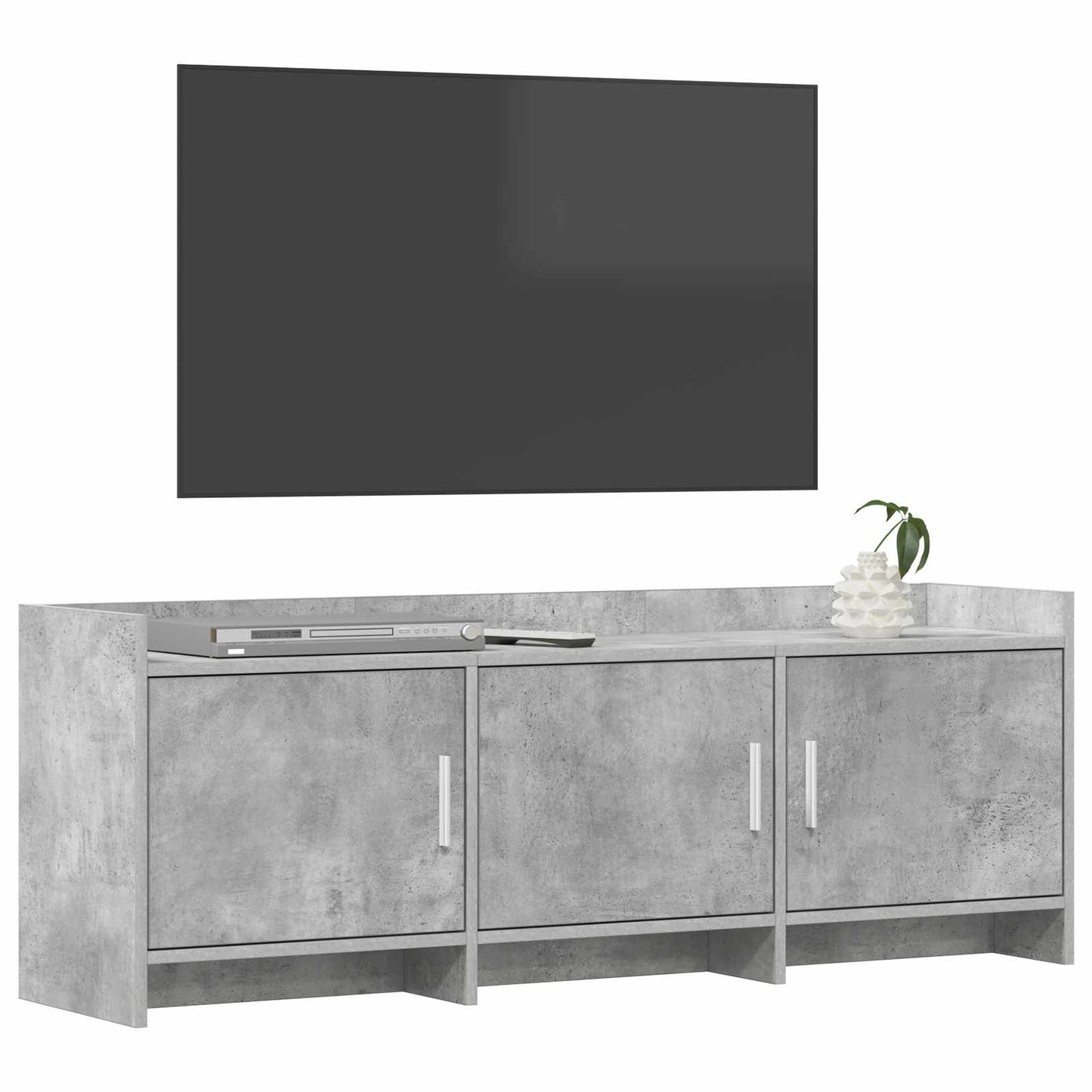 Televizní Skříň 130 X 33 X 47 Cm Betonově Šedá Kompozitní Dřevo