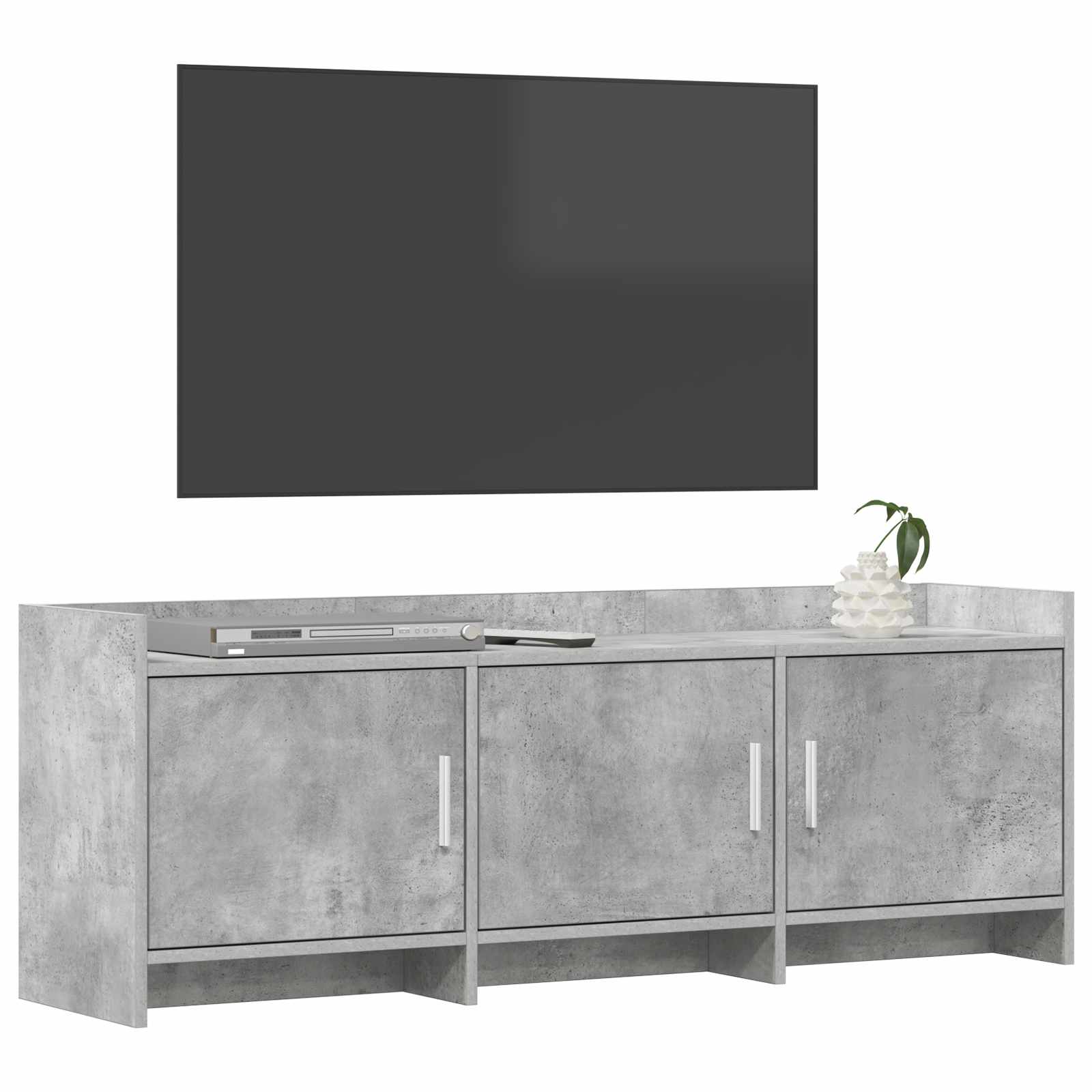 Televizní Skříň 130 X 33 X 47 Cm Betonově Šedá Kompozitní Dřevo