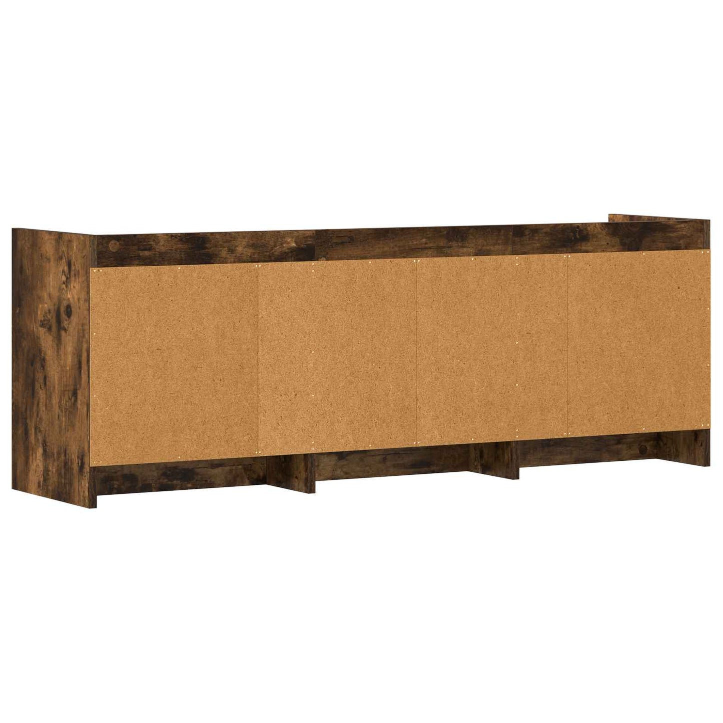 Televizní Skříň 130 X 33 X 47 Cm Kouřový Dub Kompozitní Dřevo
