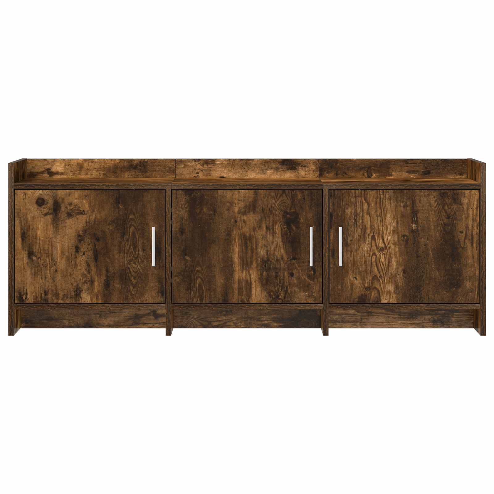 Televizní Skříň 130 X 33 X 47 Cm Kouřový Dub Kompozitní Dřevo