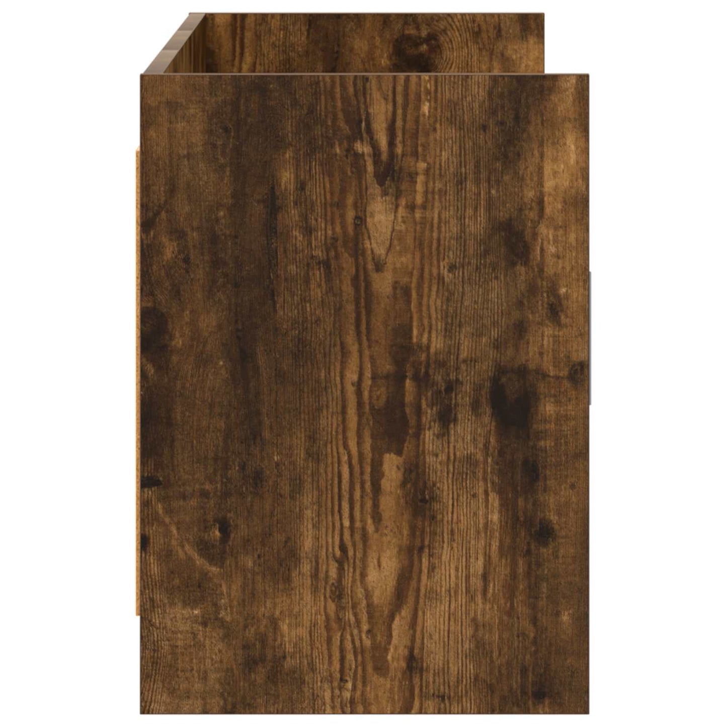 Televizní Skříň 130 X 33 X 47 Cm Kouřový Dub Kompozitní Dřevo
