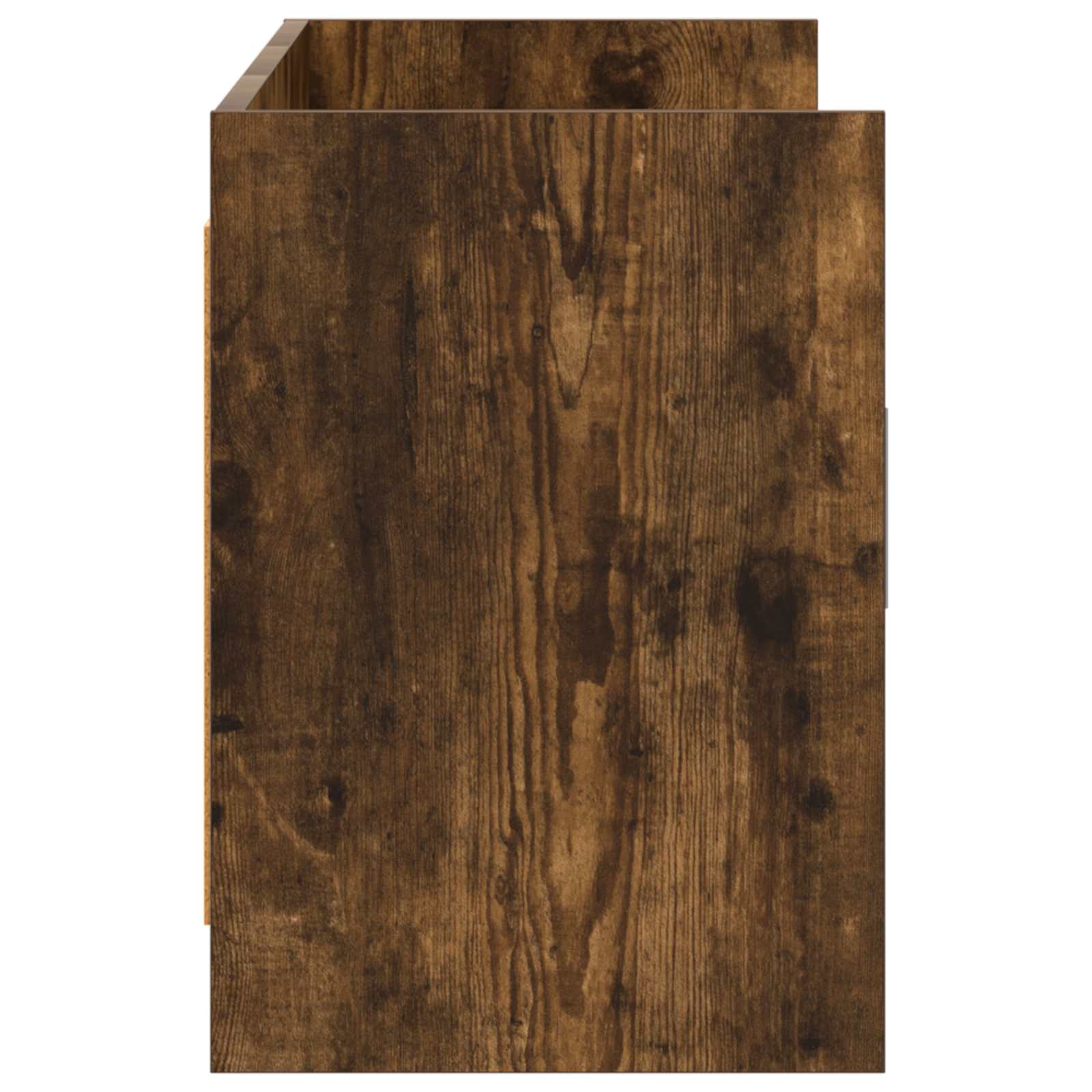 Televizní Skříň 130 X 33 X 47 Cm Kouřový Dub Kompozitní Dřevo