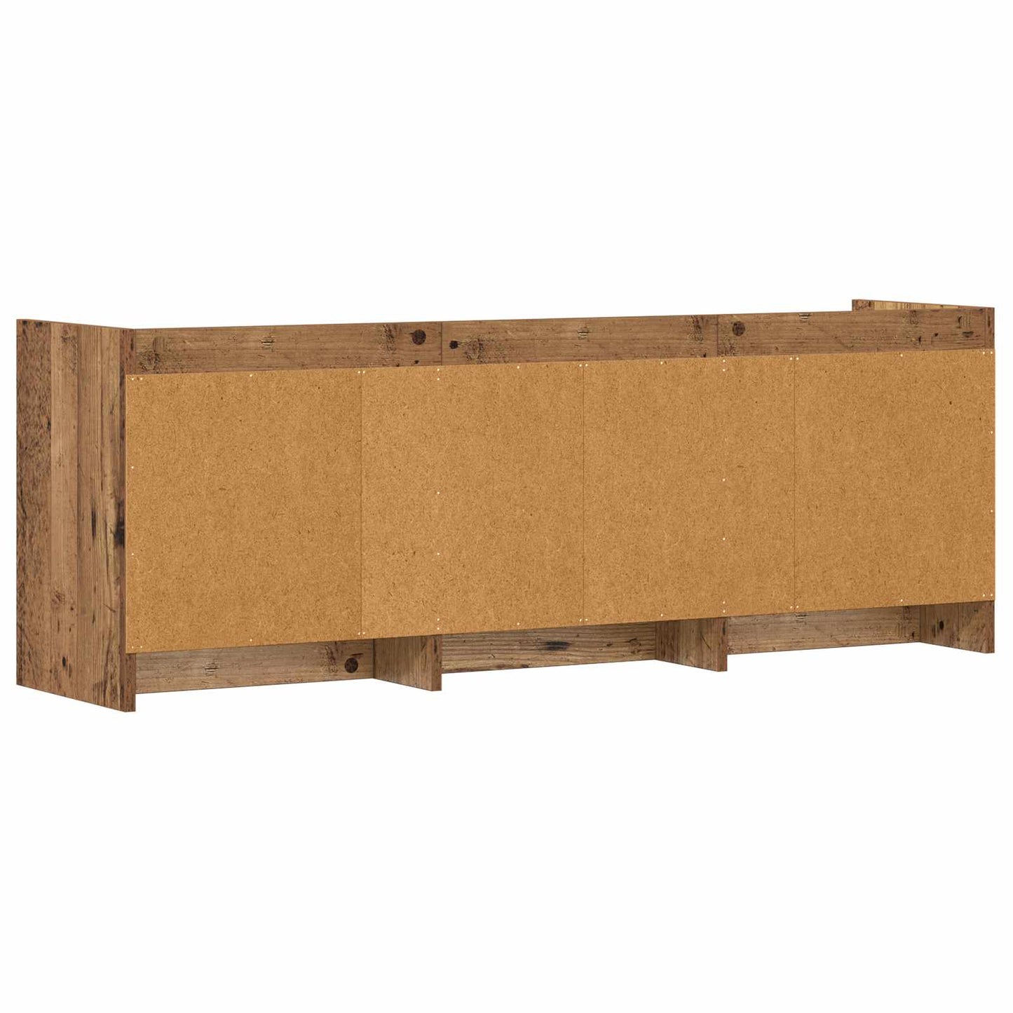 Televizní Skříň 130 X 33 X 47 Cm Staré Dřevo Kompozitní Dřevo