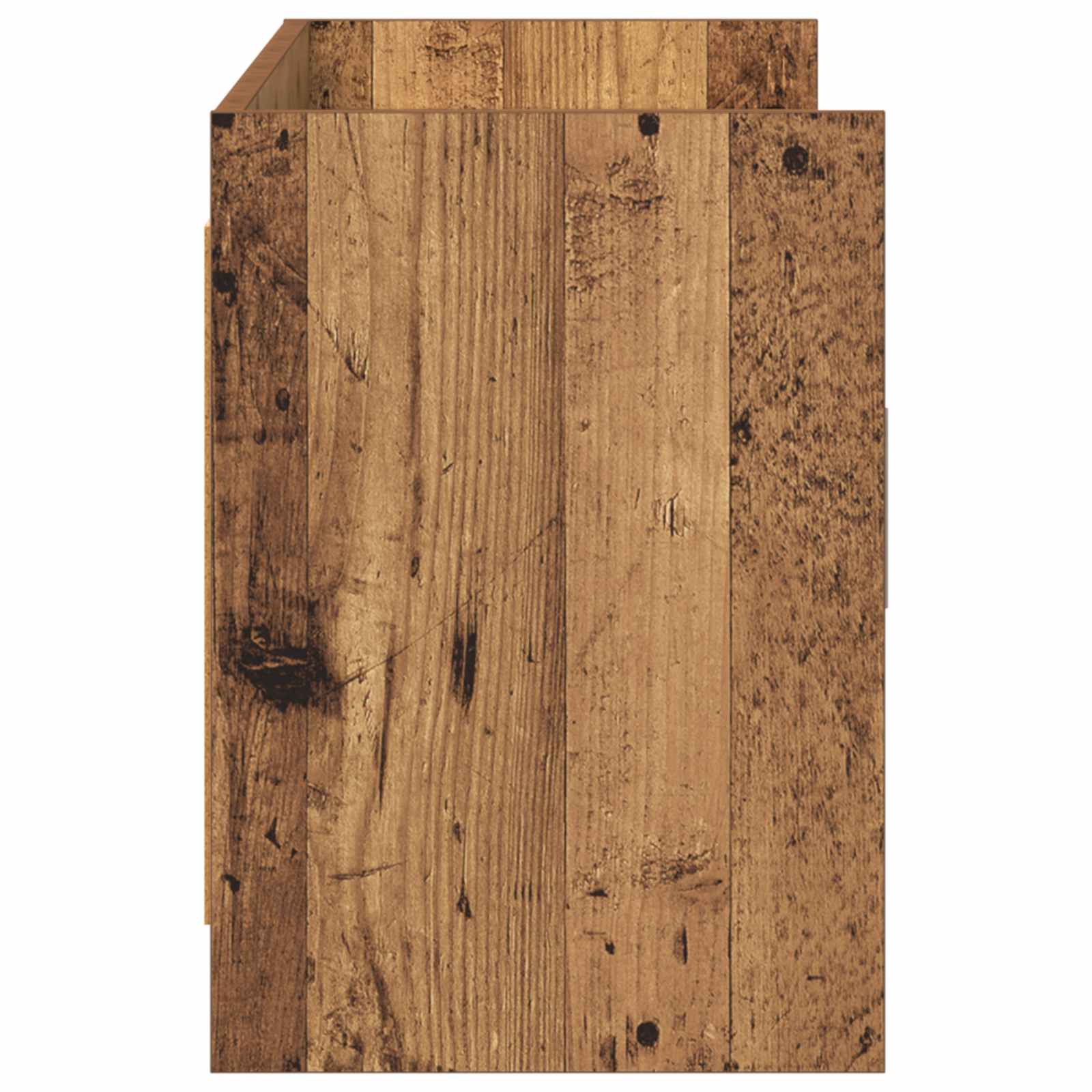 Televizní Skříň 130 X 33 X 47 Cm Staré Dřevo Kompozitní Dřevo