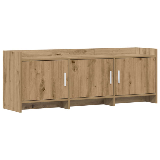 Televizní Skříň 130 X 33 X 47 Cm Dub Artisan Kompozitní Dřevo