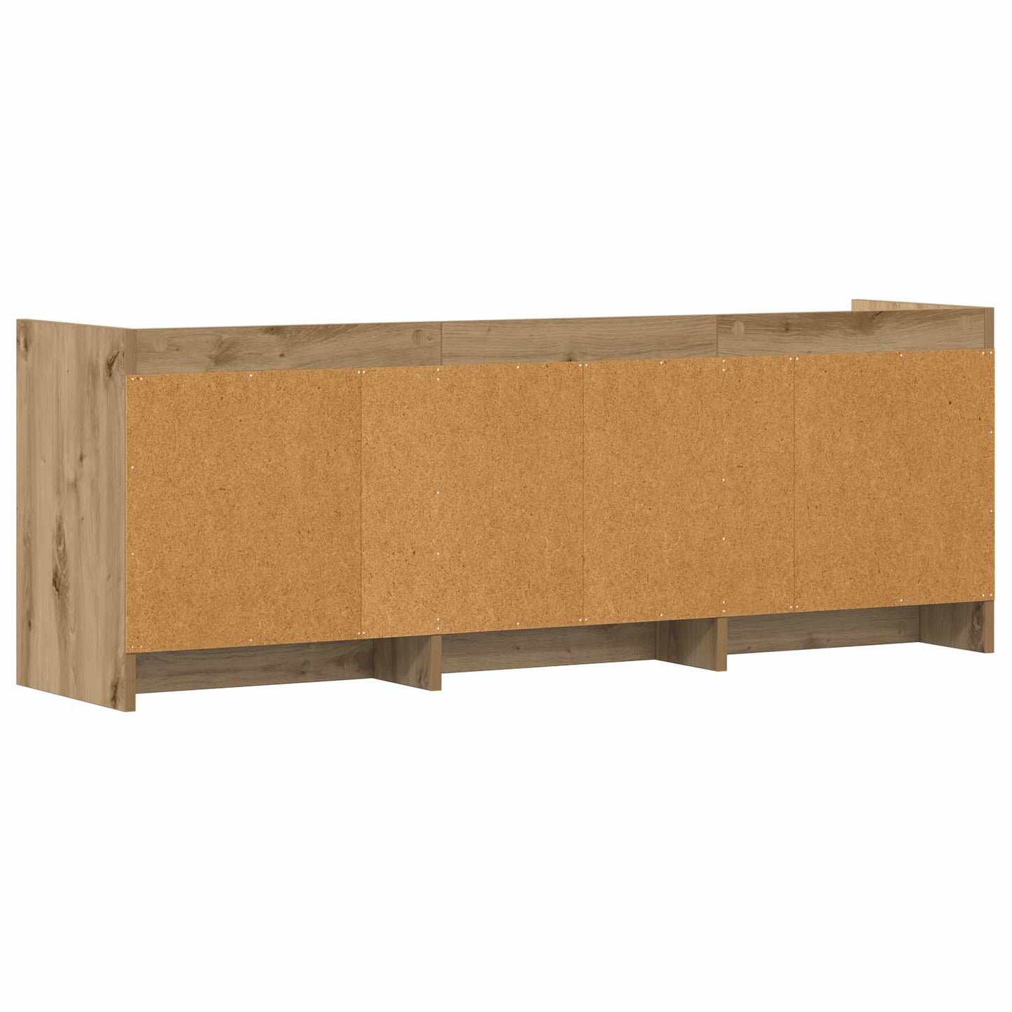 Televizní Skříň 130 X 33 X 47 Cm Dub Artisan Kompozitní Dřevo