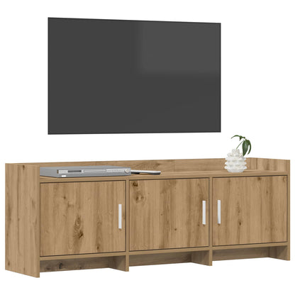 Televizní Skříň 130 X 33 X 47 Cm Dub Artisan Kompozitní Dřevo